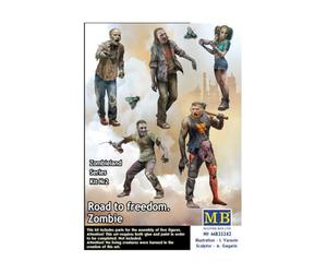 Masterbox 1:35 - Zombieland, Kit n ° 2, Zombies