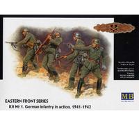 Masterbox 3522 Eastern Front Series Kit 1 German Infantry in Action (1941-1942) 1:35 Plastic Kit Maquette