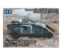 Maquette Char : Char Britannique Mk.II Male : Bataille de Arras 1917 Master Box