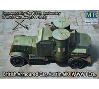 Masterbox Echelle 1 : 72 Blindé Britannique Voiture Austin Mk Iv Ww I Era Kit De Construction (Gris)-Master Box