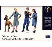 Masterbox Femme At Guerre Allemagne Armée Auxiliaires Chien 1:3 5 Modèle-kit