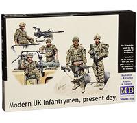 Masterbox Figurine Moderne d'infanterie Britannique à l'échelle 1:35, Figurine Actuelle,