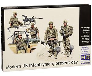 Masterbox Figurine Moderne d'infanterie Britannique à l'échelle 1:35, Figurine Actuelle,