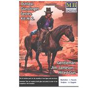 Outlow. Gunslinger Series. Kit No.2. Gentleman Jim Jameson - Hired Gun - 1:35e - Master Box Ltd.
