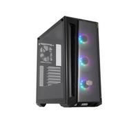 MasterBox MB520 ARGB - Tour - ATX étendu - panneau latéral fenêtré (verre trempé) - pas d'alimentation (ATX) - noir - USB/Audio