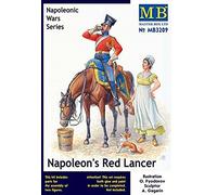 Masterbox Model Kit - Napoleon's Red Lancer Soldier - 1:32 Scale - 3209 - New