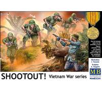 Masterbox Moderne Infanterie Shootout Vietnam Guerre Chiffres 1:3 5 Modèle-kit