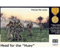 Masterbox Moderne Infanterie Tête pour The Hueys Vietnam Figurines 1:3 5