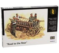 Glow2B Master Box MB3558 Route vers l'Arrière 1:35 5 figurines + chariot Neuf