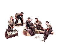 Masterbox Tankmen allemands à l'échelle 1/35, Figurine de la Seconde Guerre Mondiale, 25 x 25 x 51 millimètres