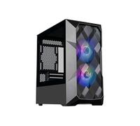 Cooler Master Boîtier PC TD300 Mesh – Mini-tour, Flux d'air élevé, 2x ARGB 120 mm, Verre trempé