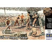 Masterbox - US Artillerie Ras Du 6 Soldats Artillerie-Besatzung 1:3 5 Garçon Kit