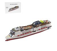 MasterBrickPlay Technique Maquette Navire 7319 Bateau de croisière italien, Cuirassé Militaire Jouet de construction, Technique Navires de guerre Battleship Blocs de construction pour adultes