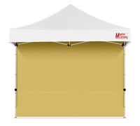 MasterCanopy Paroi latérale instantanée pour auvent Pop-up de 3 x 3 m, 1 Paquet (2,5 x 2,5 m, Beige)