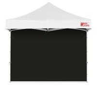 MASTERCANOPY Paroi latérale instantanée pour tonnelle pop-up de 2,5 x 2,5 m, 1 pièce, noir