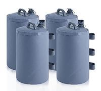 MASTERCANOPY Sac à eau robuste pour auvent 4 pièces/paquet gris