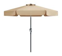 MasterCanopy Valance - Parasol de terrasse pour table d'extérieur (2,3 m, kaki)