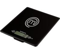 MasterChef Balance de Cuisine, Pese Aliment Cuisine Electronique, Verre Trempé de Sécurité 4mm, 5kg/1g avec Fonction Tare, Multifonctionnelle, Touche On et Arrêt Automatique
