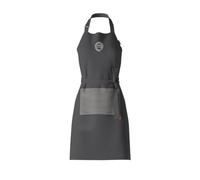 MasterChef Tablier Cuisine Homme et Femme, Noir et Blanc Pinstripe, 100% Coton, avec Poches, Anti Chaleur Jusqu'à 250°C, Sangle Réglable, Lavable en Machine, Unisexe