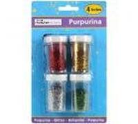 Masterclass 50686 Lot de 4 flacons de Paillettes Multicolore Taille Unique