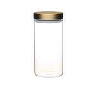 MasterClass - Bocal de Conservation en Verre avec Couvercle en Laiton, 1,5 L