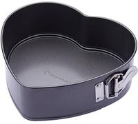 MasterClass Moule gâteau cœur 22,5 cm – base libre, antiadhésif, acier 1 mm, sans PFOA