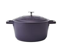 MasterClass Cocotte en fonte d'aluminium Violet 24 cm 4 l Coffret cadeau
