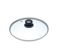 MasterClass Couvercle de casserole en verre, couvercle de rechange pour casseroles et poêles à frire, verre trempé et poignée résistante à la chaleur, va au four jusqu'à 180 degrés, va au lave-vaisselle, 24 cm
