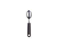 MasterClass Cuillère à glace avec poignée souple, acier inoxydable, 20 cm, noire