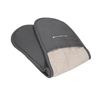 MasterClass Deluxe Deluxe Professional Oven Gloves, Heat Resistant and Double-Sided Mitts, Heavy-Duty Cotton, Non-Slip Gloves for Cooking and Baking, Grey (Gants de four professionnels de luxe, résistants à la chaleur et à double face, en coton robuste, antidérapants pour la cuisine et la pâtisserie)