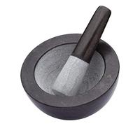 Mortier et pilon premium en granit 20 x 12 cm