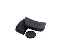 MasterClass Jeu de manchons pour poignées de casseroles en fonte d'aluminium, silicone à prise facile, 3 pièces, noir