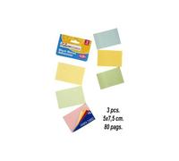 Masterclass Lot de 3 notes adhésives couleurs