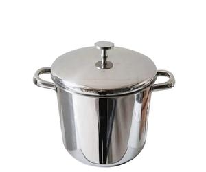 MasterClass Marmite avec couvercle 11L, sécurité induction, acier inoxydable, argent