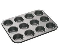 MasterClass – Moule à 12 muffins – Antiadhésif, Acier au carbone, 35 x 27 cm