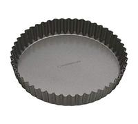 MasterClass Moule à tarte cannelé Antiadhésif sans APFO Acier au carbone 1 mm 30 cm Gris