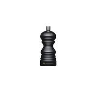 MasterClass Moulin à poivre ou à sel avec capuchon interchangeable, plastique, noir, 12 cm