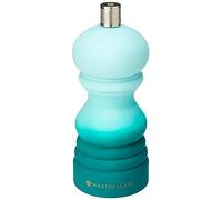 MasterClass Moulin à Poivre ou Moulin à Sel avec Bouchon Interchangeable, Plastique, Vert Ombré, 12 cm