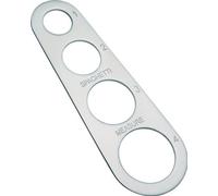 MasterClass - Outil de Mesure / Doseur à Spaghetti en Acier Inoxydable, Argent, 8 cm