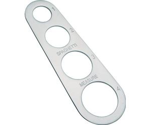 MasterClass - Outil de Mesure / Doseur à Spaghetti en Acier Inoxydable, Argent, 8 cm