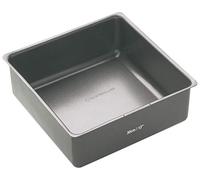 MasterClass Plat À Gâteaux, Grand Moule Carré De 30 cm, Antiadhésif Et À Fond Souple, Acier Au Carbone 1 mm, Sans PFOA, 12 Pouces, Gris