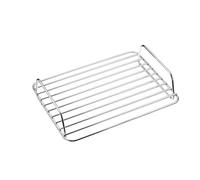 MasterClass - Plat à Rôtir en Acier Inoxydable avec Grille de Taille Moyenne, 37 x 28 x 6,5 cm