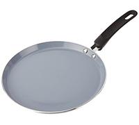MasterClass Poêle à crêpes Eco Crepe Maker antiadhésive 24 cm Sécurité Induction Aluminium Noir/Bleu