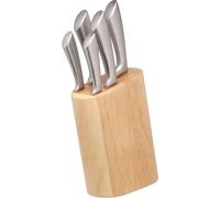 MasterClass Sabre 5 Piece Knife Set with Wooden Block (Ensemble de couteaux 5 pièces avec bloc en bois)