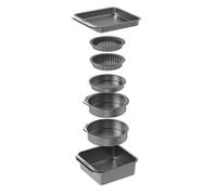 MasterClass Batterie de cuisine Smart Space – Ensemble complet de plats de cuisson empilables
