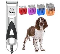MASTERCLIP Tondeuse pour tous les épagneuls - Alimentation secteur professionnelle - Pour Springer, cocker, champ, travail et épagneul américain - Idéal pour les manteaux soyeux, à plumes, longs,