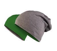 MasterDis - REVERSIBLE Long Jersey Beanie gris / c