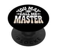 Mastered it You May Call Me Master Casquette de Remise de diplôme 2025 PopSockets PopGrip Adhésif