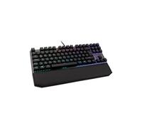 MasterKeys MK730 - Clavier - rétroéclairé - USB - Allemand - commutateur : CHERRY MX Red - noir bronze