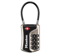 Master Lock Cadenas à combinaison TSA 4697EURDNKL Gris 9,3 x 3,6 x 1,5 cm
